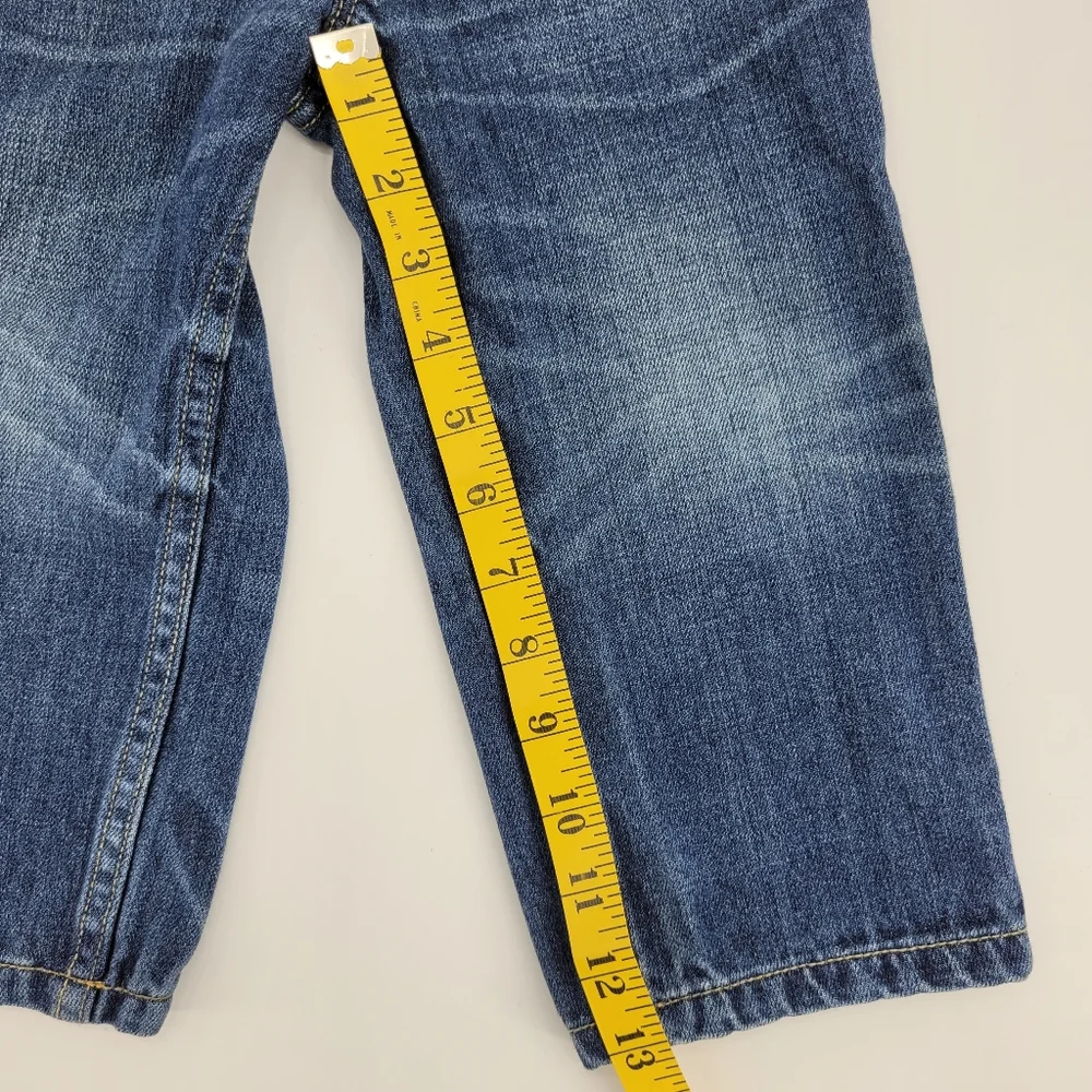 Gap Baby Toddler Jeans Size 2T Distressed Loose Fit Denim Adjustable Waist